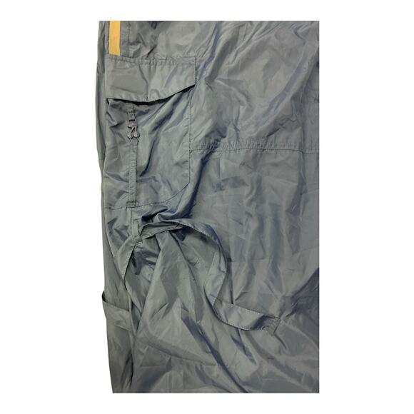 Voight Faith Cargo Pants 2X Blue Drawstring Reflective Trim Multi Pocket Street - Picture 4 of 6